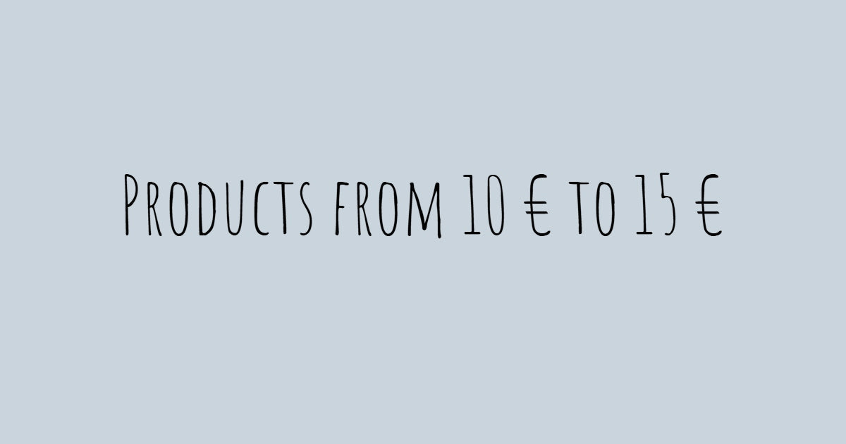 Products from 10 € to 15 €
