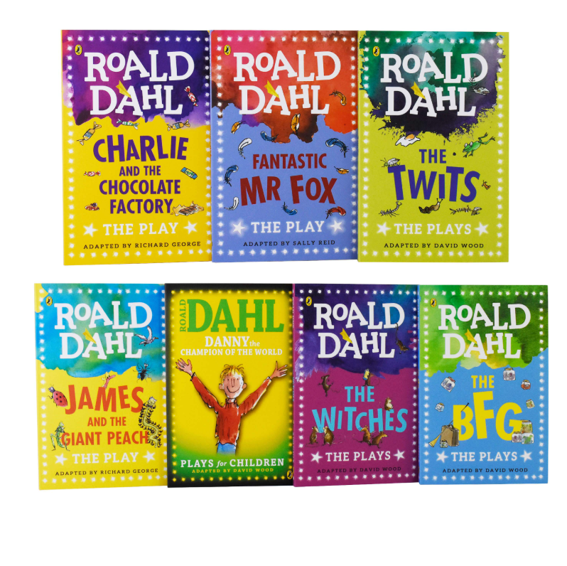 Roald Dahl The Plays 8 Book Collection – Charlie and the Chocolate Factory, Fantastic Mr Fox, The Twits & more