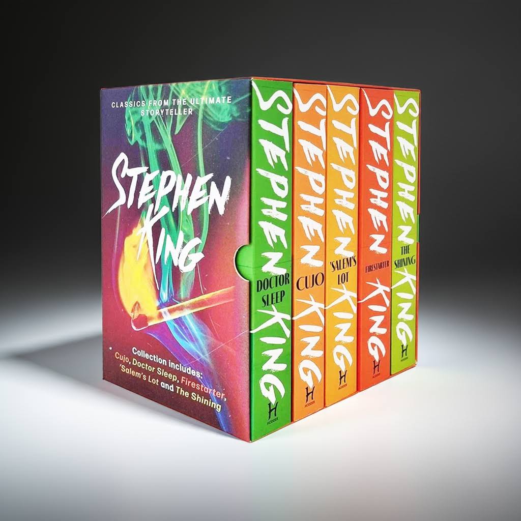 Stephen King 5-Book Box Set – Cujo, Salem’s Lot, The Shining, Doctor Sleep, Fire Starter