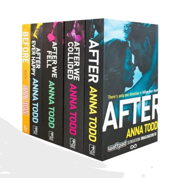 The Complete After Series Collection 5 Books Box Set by Anna Todd (After Ever Happy, After, After We Collided, After We Fell, Before) - Anna Todd