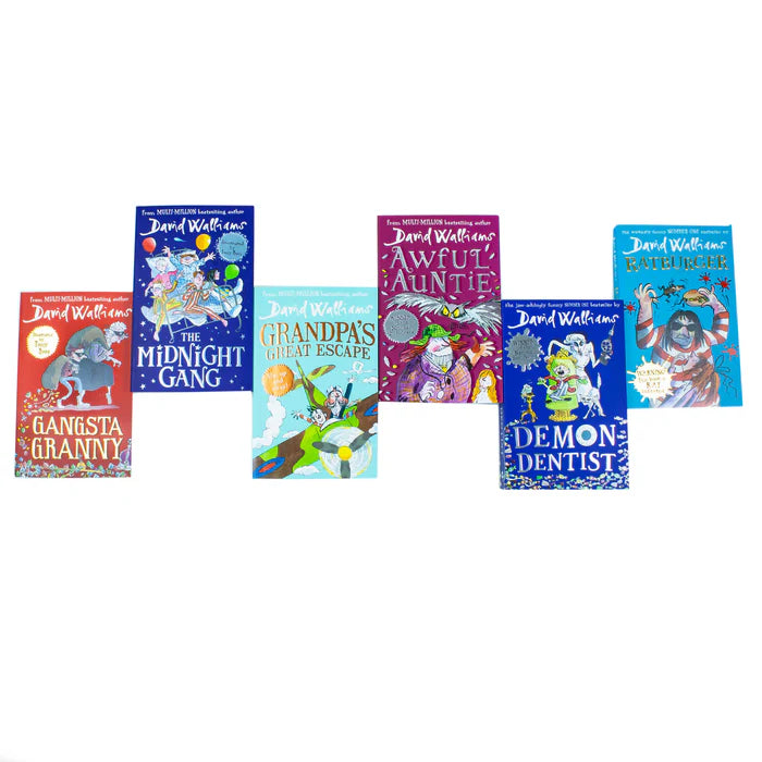 The World of David Walliams – Colourful Box Set Cover – English Books EU