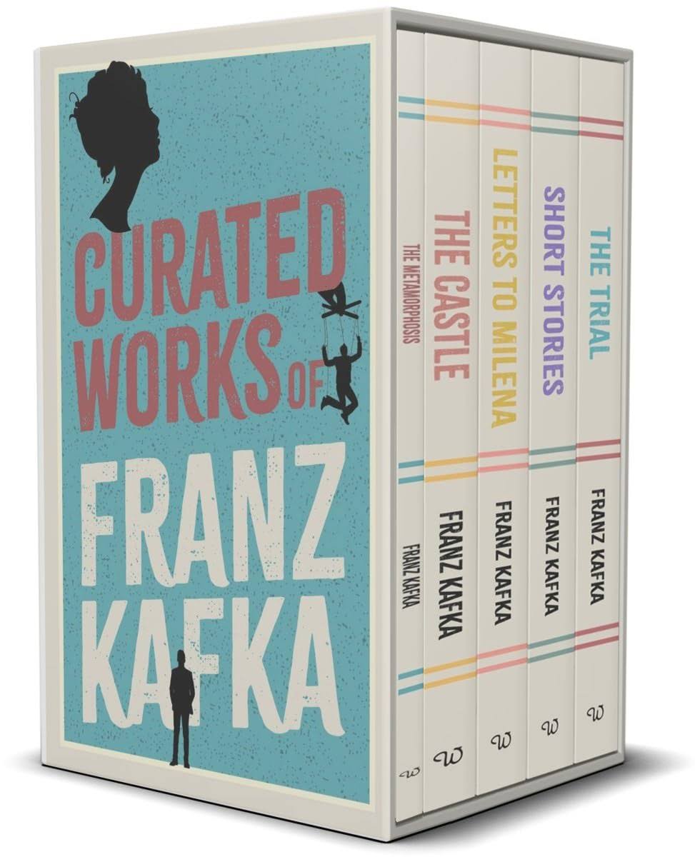 Franz Kafka Curated Works Box Set – The Trial, The Castle, Letters to Milena, Short Stories, The Metamorphosis – English Books EU