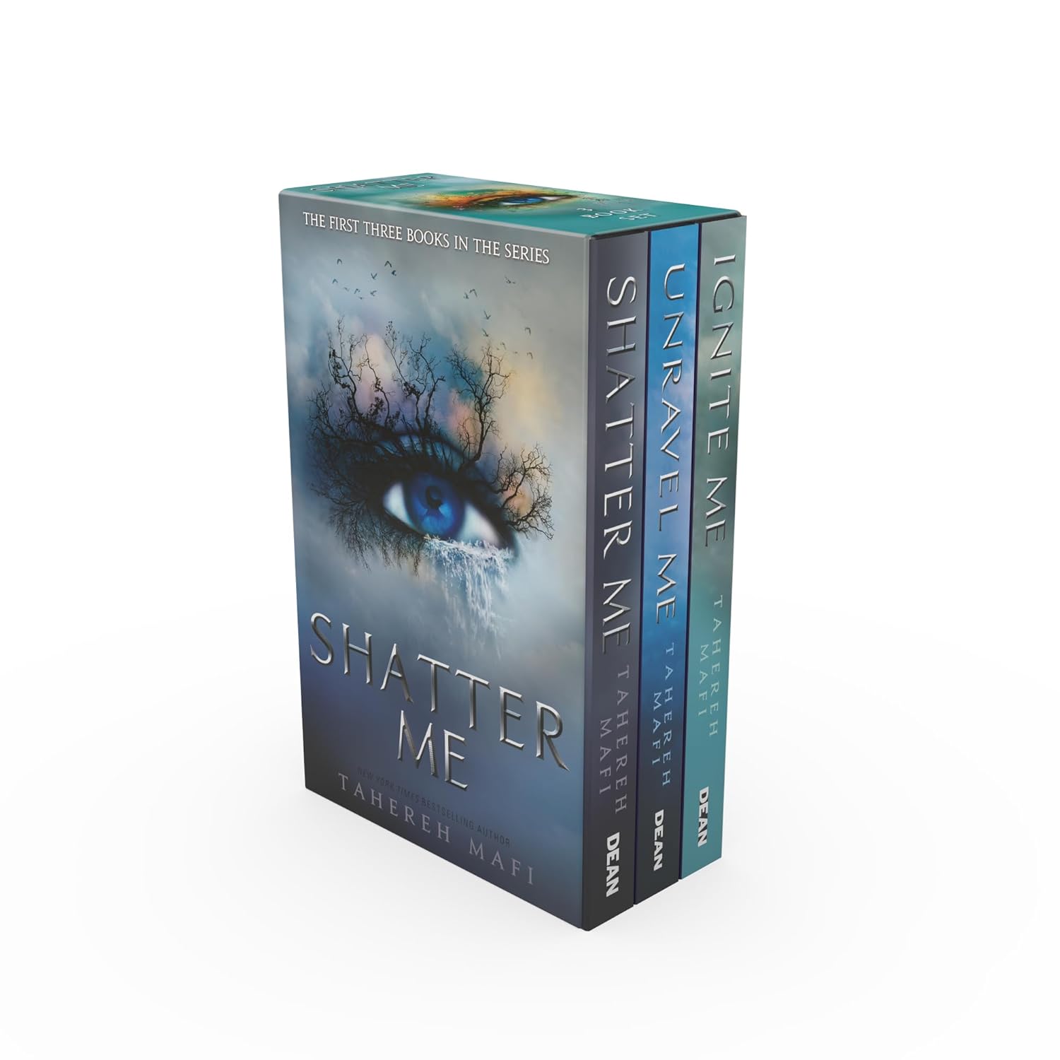 Shatter Me Series Box Set by Tahereh Mafi – Includes Books 1 to 3: Shatter Me, Unravel Me, Ignite Me – YA dystopian fiction collection