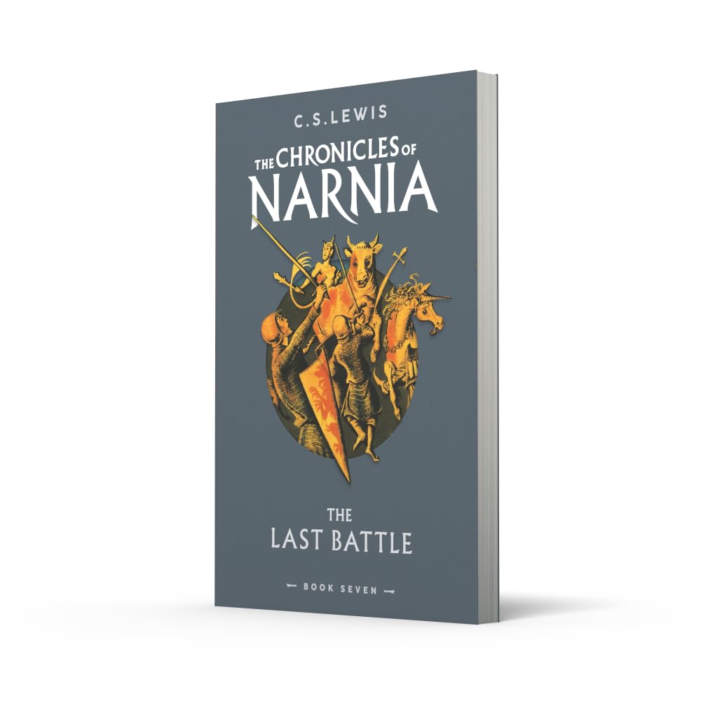Book cover of 'The Chronicles of Narnia: The Last Battle' by C.S. Lewis on a white background
