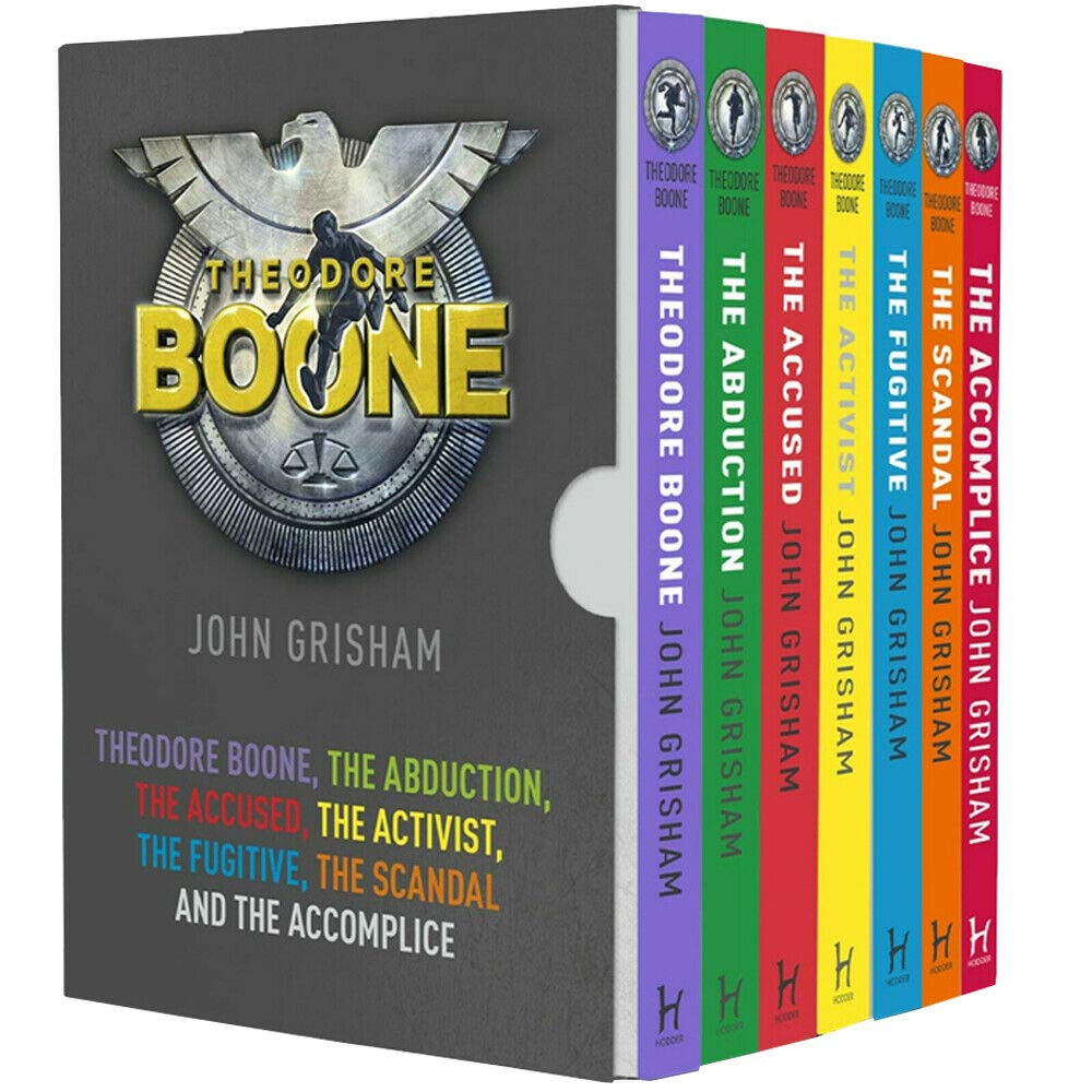 The Complete Theodore Boone Collection – 7 Book Box Set by John Grisham Including The Abduction, The Accused, The Fugitive, The Scandal and More – Young Legal Thriller Series