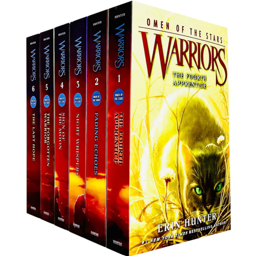 Warrior Cats Series 4: Omen of the Stars – 6 Books Collection Set - Erin Hunter