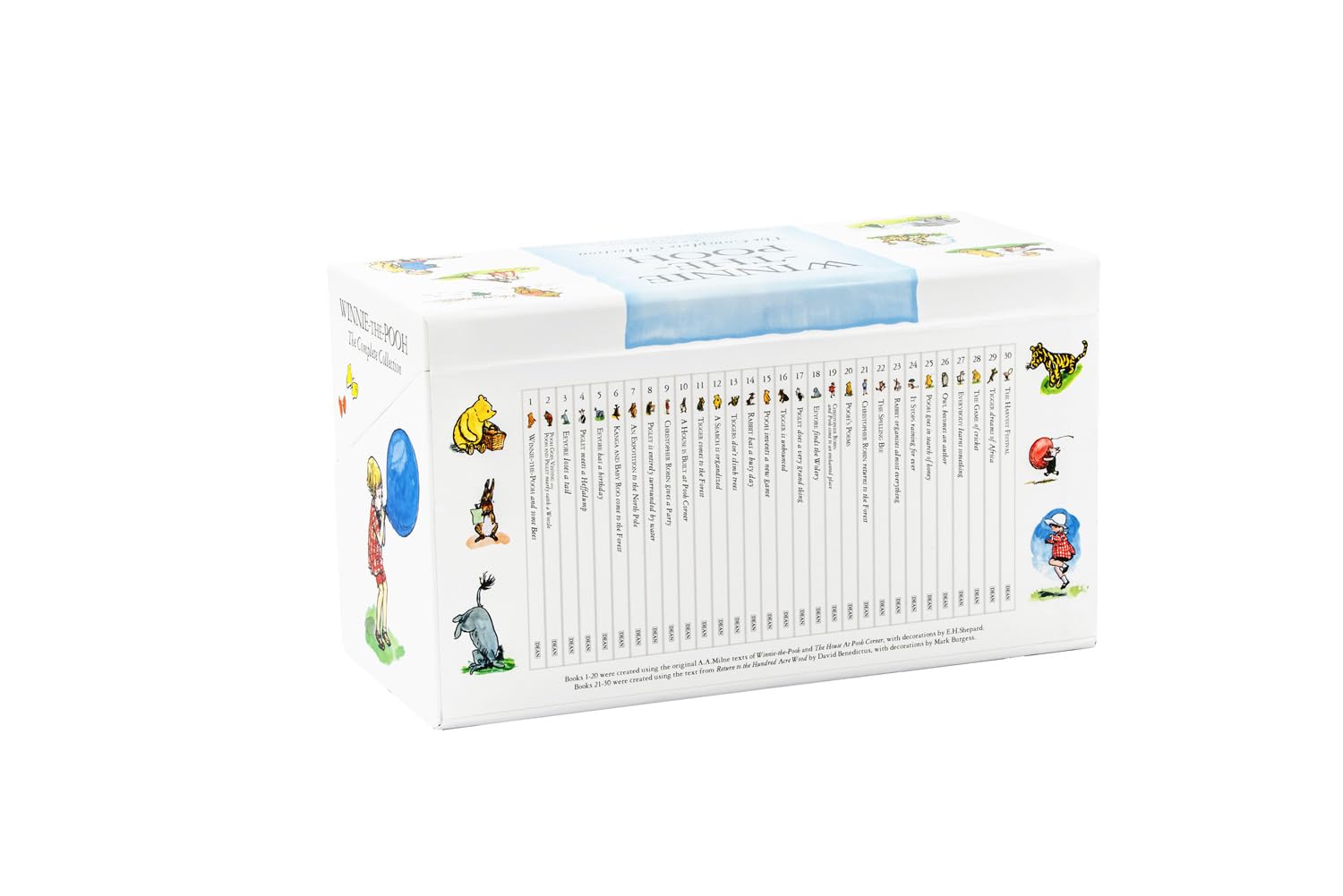 Winnie-the-Pooh Complete 30-Book Slipcase – A. A. Milne