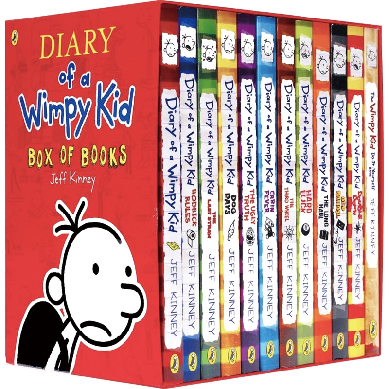Diary of a Wimpy Kid Collection 12 Books Box Set - Jeff Kinney ...