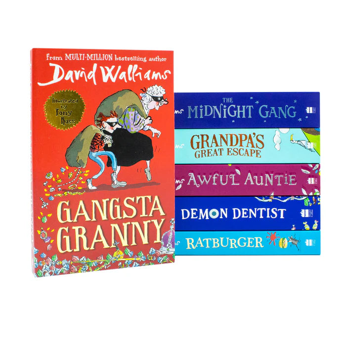 The World of David Walliams – Colourful Box Set Cover – English Books EU