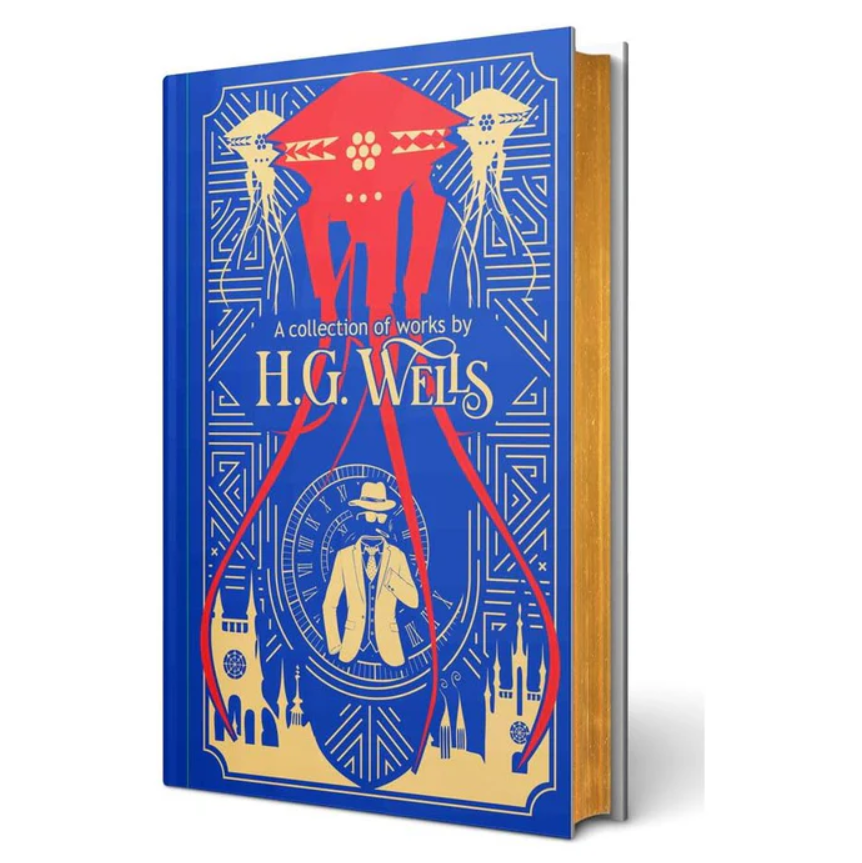 A Collection of Works (Leather-Bound Edition) – H. G. Wells