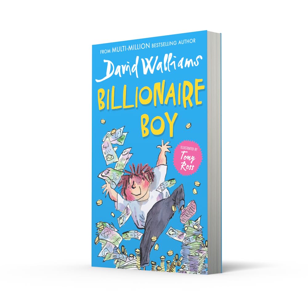Book cover of 'Billionaire Boy' by David Walliams on a white background
