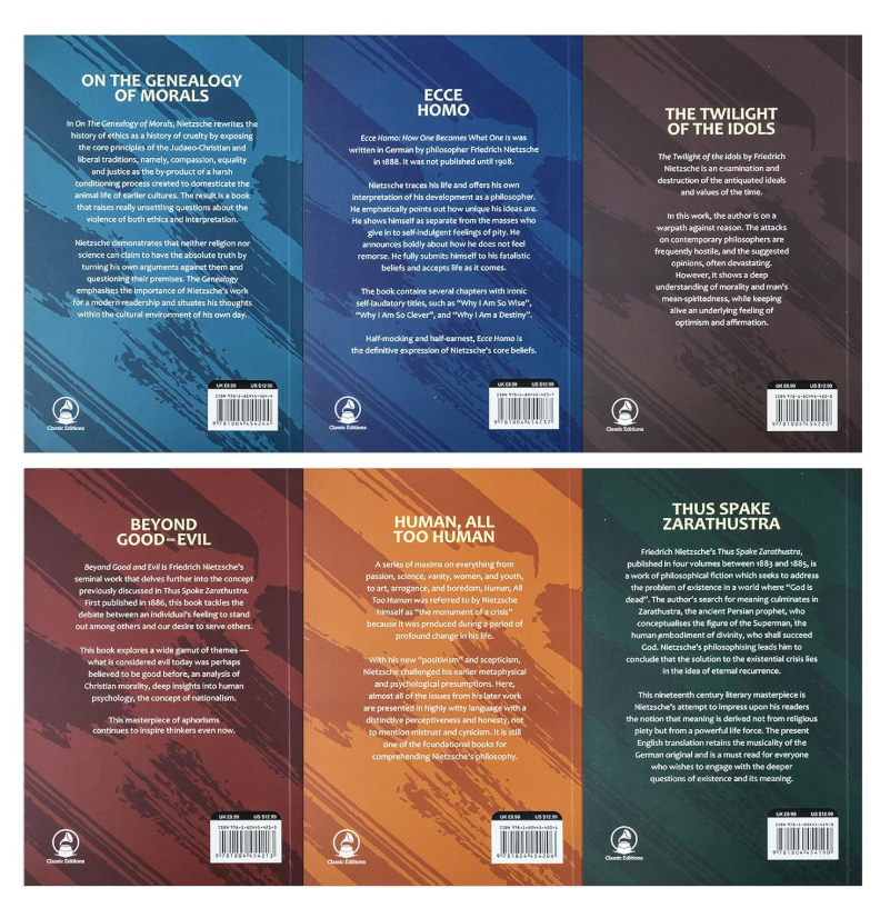Collection of book spines with various titles and colors on a white background