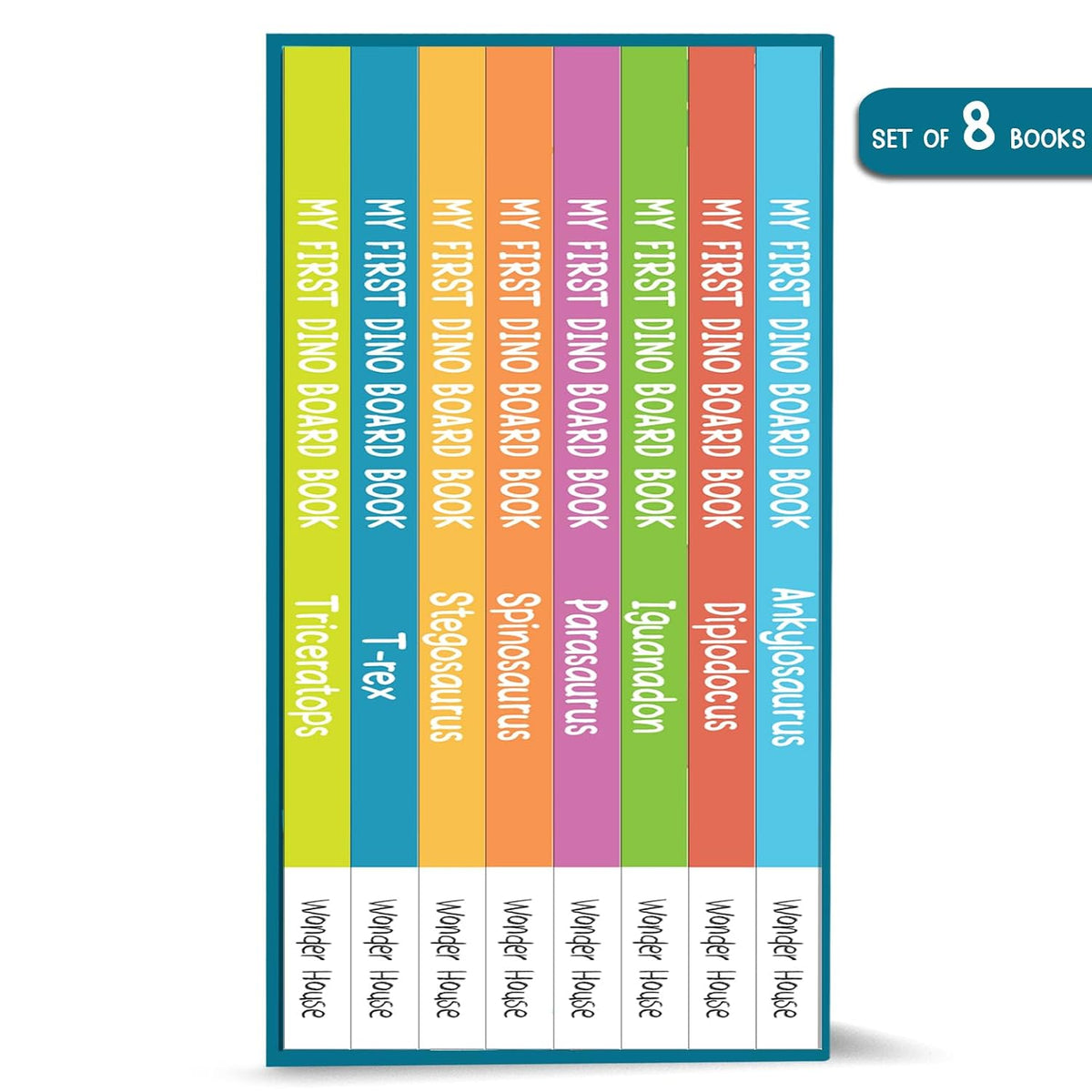 My First Board Books: Dinosaurs - 8 Board Books Box Set