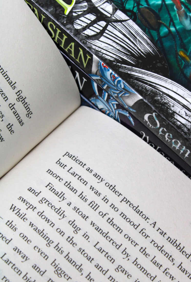 Book with a colorful illustration on the cover