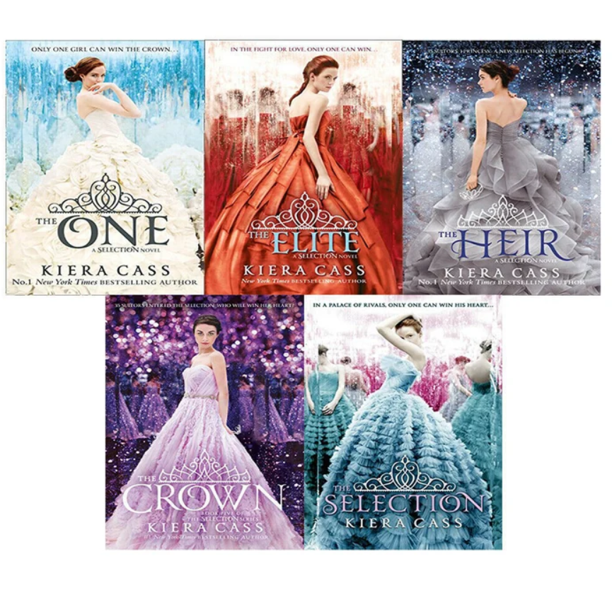 The Selection Series Complete 5 Books Collection Box Set (Selection, Elite, One, Heir & Crown) - Kiera Cass