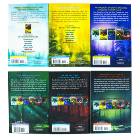 Warrior Cats Series 7: The Broken Code – 6 Books Collection Set - Erin Hunter